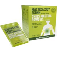PharmaQ Chios Mastiha Powder 15 Sachets - Συμπλήρωμα Διατροφής με 100% Φυσική Μαστίχα Χίου για την Αντιμετώπιση του Πεπτικού & Στομαχικού Έλκους σε Σκόνη