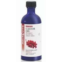 Macrovita Castor Oil 100ml - Καστορέλαιο για Θρέψη & Επιμήκυνση των Βλεφαρίδων
