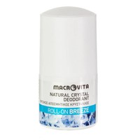 Macrovita Natural Crystal Deodorant Roll-On Breeze 50ml - Φυσικός Αποσμητικός Κρύσταλλος με Άρωμα Breeze