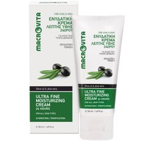 Macrovita Ultra Fine 24h Moisturizing Face Cream with Olive Oil & Aloe Vera 50ml - 24ωρη Ενυδατική Κρέμα Προσώπου Λεπτής Υφής με Λάδι Ελιάς & Αλόη για Όλους τους Τύπους Δέρματος