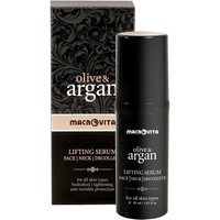 Macrovita Olive & Argan Lifting Serum 30ml - Ανορθωτικός Ορός Προσώπου με Έλαιο Άργκαν & Λάδι Ελιάς