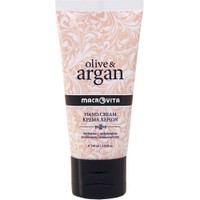Macrovita Olive & Argan Hydration & Revitalization Hand Cream 100ml - Ενυδατική & Αναζωογονητική Κρέμα Χεριών με Έλαιο Αργκάν & Λάδι Ελιάς