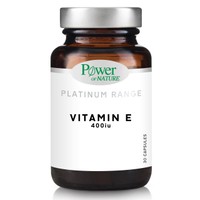 Power Health Platinum Range Vitamin E 400iu 30caps - Συμπλήρωμα Διατροφής Βιταμίνης Ε με Αντιοξειδωτική Δράση