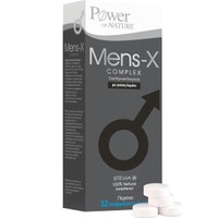 Power Health Mens-X Complex 32 Effer.tabs - Συμπλήρωμα Διατροφής για Βελτίωση της Σεξουαλικής Υγείας του Άνδρα Κατά της Στυτικής Δυσλειτουργίας με Γεύση Λεμόνι