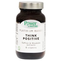 Power Health Platinum Range Think Positive Συμπλήρωμα Διατροφής που Συμβάλλει στη Φυσιολογική Ψυχολογική Λειτουργία 30 Caps