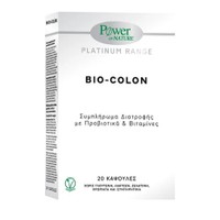 Power Health Platinum Range Bio-Colon 20caps - Συμπλήρωμα Διατροφής με Προβιοτικά & Βιταμίνες