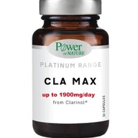 Power Health Platinum Range CLA MAX 1900mg 30caps - Συμπλήρωμα Διατροφής Λινολεϊκού Οξέος Υψηλής Συγκέντρωσης για το Μεταβολισμό του Λίπους, Έλεγχο Βάρους & Αύξηση της Μυϊκής Μάζας