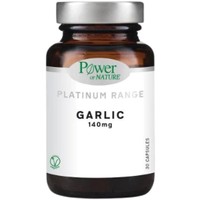 Power Health Platinum Range Garlic 140mg 30veg.caps - Συμπλήρωμα Διατροφής με Εκχύλισμα Σκόρδου για τη Καλή Λειτουργία του Καρδιαγγειακού Συστήματος