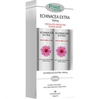 Power Health Promo Echinacea Extra 100mg, 40 Effer.tabs (2x20 Effer.tabs) - Συμπλήρωμα Διατροφής με Εχινάκεια, Βιταμίνη C & Ψευδάργυρο για Ενίσχυση του Ανοσοποιητικού με Γεύση Λεμόνι