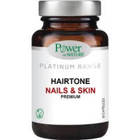 Power Health Platinum Range Hairtone Nails & Skin Premium 30caps - Συμπλήρωμα Διατροφής για τη Διατήρηση της Φυσιολογικής Κατάστασης των Μαλλιών, Νυχιών & Δέρματος