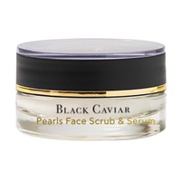 Inalia Black Caviar Pearls Face Scrub & Serum 15ml - Απολεπιστικός Ορός Προσώπου 2 σε 1 με Μικροσφαιρίδια Χαβιαριού