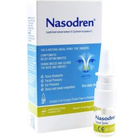 PharmaQ Nasodren Nasal Spray 50mg - Ρινικό Σπρέι για την Αποσυμφόρηση & τον Καθαρισμό των Ρινικών Κοιλοτήτων