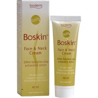 Boderm Boskin Face & Neck Cream 40ml - Ενυδατική Κρέμα 24ώρης Προστασίας Προσώπου & Λαιμού με Αντιοξειδωτικές Ιδιότητες για Όλους τους Τύπους Δέρματος