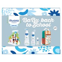 Mustela Promo Body Lotion 350ml (300ml + 50ml) & Gentle Cleansing Gel 400ml (2x200ml) & Δώρο Backpack 1 Τεμάχιο - Παιδικό & Βρεφικό Ενυδατικό Γαλάκτωμα Σώματος με Αβοκάντο & Gel Καθαρισμού για Σώμα και Μαλλιά με Αβοκάντο