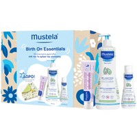 Mustela Promo Gentle Cleansing Gel 500ml & Hydra Baby Body Lotion 100ml & 123 Vitamin Barrier Cream 100ml & Δώρο Βρεφικό Μπουρνούζι με Κουκούλα 1 Τεμάχιο - Βρεφικό Παιδικό Gel Καθαρισμού για Σώμα & Μαλλιά & Ενυδατικό Γαλάκτωμα Σώματος για Χρήση από την Πρώτη Μέρα & Βρεφική Κρέμα Αλλαγής Πάνας
