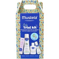 Mustela Promo Travel Size 123 Vitamin Barrier Cream 50ml & Gentle Cleansing Gel 200ml & Hydra Bebe Body Lotion 50ml & & Liniment Diaper Change Cleanser 50ml - Βρεφικό Παιδικό Gel Καθαρισμού για Σώμα & Μαλλιά & Ενυδατικό Γαλάκτωμα Σώματος για Χρήση από την Πρώτη Μέρα με Αβοκάντο Βιολογικής Καλλιέργειας & Βρεφική Κρέμα Αλλαγής Πάνας & Απαλό Γαλάκτωμα Καθαρισμού