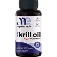 My Elements Krill Oil 590mg 60caps - Συμπλήρωμα Διατροφής Ελαίου Krill Πλούσιο σε Ω3 Λιπαρά Οξέα Φωσφολιπιδιακής Μορφής  για την Καλή Λειτουργία της Καρδιάς, της Όρασης & του Εγκεφάλου