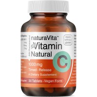 Natuta Vita Vitamin C 1000mg Timed Release 30tabs -  Συμπλήρωμα Διατροφής Βιταμίνης C, Σκόνης Αγριοτριανταφυλλιάς, Ασερόλας & Βιοβλαφονοειδών Παρατεταμένης Αποδέσμευσης για Ενίσχυση του Ανοσοποιητικού
