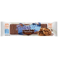 Natura Vita Protein Way Bar Cookies Flavour 50g - Μπάρα Πρωτεΐνης με Γεύση Μπισκότου & Επικάλυψη Κακάο για Ενέργεια Οποιαδήποτε Ώρα της Ημέρας