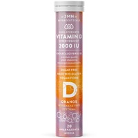Jmn Nutraceuticals Vitamin D 2000iu Orange Flavour 20 Effer.tabs - Συμπλήρωμα Διατροφής με Βιταμίνη D για τη Φυσιολογική Κατάσταση των Οστών & των Δοντιών, Γεύση Πορτοκάλι