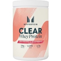 My Protein Clear Whey Protein 500g - Cranberry & Raspberry - Συμπλήρωμα Διατροφής Πρωτεΐνης Ορού Γάλακτος Υψηλής Καθαρότητας & Περιεκτικότητας σε Σκόνη για Ανάπτυξη & Συντήρηση Μυών με Γεύση Cranberry & Raspberry