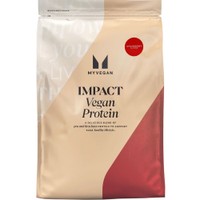 My Protein Impact Vegan Protein 1kg - Strawberry - Συμπλήρωμα Διατροφής Πρωτεΐνης από Μπιζέλι & Φασόλια σε Σκόνη για Ανάπτυξη & Διατήρηση Μυϊκής Μάζας για Αυστηρά Χορτοφάγους με Γεύση Φράουλα