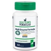 Doctor's Formulas Multi Enzyme Formula 60caps - Συμπλήρωμα Διατροφής που Διευκολύνει την Πέψη & Συμβάλλει στη Λειτουργία των Πεπτικών Ενζύμων