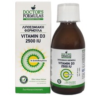Doctor's Formulas Vitamin D3 2500IU 150ml - Συμπλήρωμα Διατροφής με Βιταμίνη D3 για τη Φυσιολογική Κατάσταση των Οστών