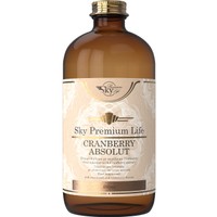 Sky Premium Life Cranberry Absolut Oral Solution 480ml - Συμπλήρωμα Διατροφής Εκχυλίσματος Κράνμπερι για Αντιοξειδωτική Προστασία, Πρόληψη & Αντιμετώπιση Λοιμώξεων του Ουροποιητικού Συστήματος σε Πόσιμο Υγρό με Γεύση Φράουλας