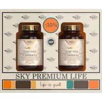 Sky Premium Life Promo Garcinia Cambogia 120tabs (2x60tabs) - Συμπλήρωμα Διατροφής Εκχυλίσματος του Βοτάνου Garcinia Cambogia, Βιταμινών & Μετάλλων για την Ενίσχυση του Μεταβολισμού του Λίπους, Διατήρηση Υγιών Επιπέδων Χοληστερίνης & Έλεγχο της Όρεξης