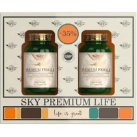 Sky Premium Life Promo Premium Female Formula 120tabs (2x60tabs) - Συμπλήρωμα Διατροφής Φόρμουλας Βιταμινών, Μετάλλων & Αμινοξέων Ειδικά Σχεδιασμένη για τον Γυναικείο Οργανισμό για Ενέργεια, Τόνωση & Ευεξία