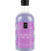 Lavish Care Shower Gel Purple Musk 500ml - Ενυδατικό & Αρωματικό Αφρόλουτρο με Εκχύλισμα Αγριοκαστανιάς