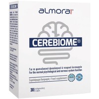 Elpen Almora Plus Cerebiome 30caps - Συμπλήρωμα Διατροφής Προβιοτικών & Βιταμίνης Β6 για τη Φυσιολογική Ψυχολογική & Νευρική Λειτουργία Κατά του Στρες