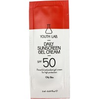 Δείγμα Youth Lab Daily Sunscreen Gel Cream Spf50 Oily Skin Έγχρωμη Αντηλιακή Κρέμα για Λιπαρές Επιδερμίδες 2ml