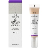 Youth Lab CC Complete Cream for Eyes All Skin Types 15ml - Κρέμα Ολικής Αναδόμησης με Χρώμα για την Περιοχή των Ματιών