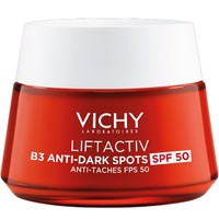 Vichy Promo New Liftactiv B3 Anti-Dark Spots Cream Spf50 50ml - Αντιγηραντική Κρέμα Ημέρας Πολύ Υψηλής Προστασίας με Νιασιναμίδη για Πρόληψη & Διόρθωση των Κηλίδων