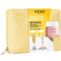 Vichy Promo Neovadiol Rose Platinium Fortifying & Revitaslizing Day Cream 50ml & Δώρο Meno 5 Bi-Serum 5ml & Capital Soleil Spf50+, 3ml & Νεσεσέρ 1 Τεμάχιο - Κρέμα Ημέρας για Φροντίδα, Ενίσχυση & Αναζωογόνηση της Ώριμης & Θαμπής Επιδερμίδας & Αντιγηραντικός Ορός Προσώπου & Αντιηλιακό Προσώπου Πολύ Υψηλής Προστασίας Κατά της Φωτογήρανσης