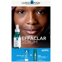 La Roche-Posay Promo Effaclar Ultra Concentrated Serum 30ml & Δώρο Effaclar Gel 50ml & Δώρο Effaclar A.Z. Gel-Cream 3ml - Ορός Κατά των Επίμονων Ατελειών & Αφρώδες Τζελ Καθαρισμού & Κρέμα-gel για Δράση Κατά των Ατελειών & των Ρυτίδων σε Δέρμα με Τάση Ακμής