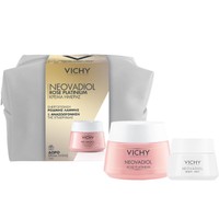 Vichy Promo Neovadiol Rose Platinium 50ml & Δώρο Post-Menopause Replenishing Firming Night Cream 15ml & Δώρο Νεσεσέρ 1 Τεμάχιο - Κρέμα Προσώπου για Ενίσχυση, Αναζωογόνηση & Ρόδινη Επιδερμίδα από την Εμμηνόπαυση & Μετά & Κρέμα Νυκτός για Σύσφιξη & Ανόρθωση Περιγράμματος Κατά την Εμμηνόπαυση