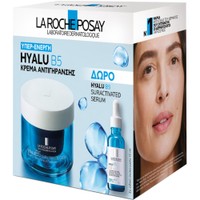 La Roche-Posay Promo Hyalu B5 Suractivated Cream 50ml & Δώρο Serum 10ml - Αντιρυτιδική Κρέμα Προσώπου για Άμεση Σύσφιξη, Λείανση, Επανόρθωση & Αναπλήρωση & Ορός για Εντατική Ενυδάτωση & Αντιγήρανση