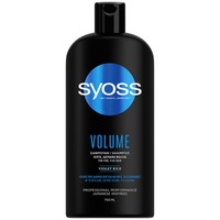 Syoss Shampoo Volume Επαγγελματικό Σαμπουάν που Προσδίδει Όγκο Μεγάλης Διάρκειας στα Λεπτά - Αδύναμα Μαλλιά 750ml