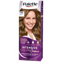Schwarzkopf Palette Intensive Hair Color Creme Kit 1 Τεμάχιο - 7.65 Λαμπερή Μόκα - Μόνιμη Κρέμα Βαφή Μαλλιών για Έντονο Χρώμα Μεγάλης Διάρκειας & Περιποίηση