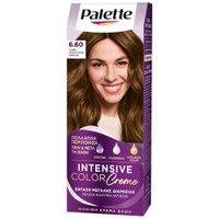 Schwarzkopf Palette Intensive Hair Color Creme Kit 1 Τεμάχιο - 6.60 Ξανθό Σκούρο Χρυσό Σοκολατί - Μόνιμη Κρέμα Βαφή Μαλλιών για Έντονο Χρώμα Μεγάλης Διάρκειας & Περιποίηση