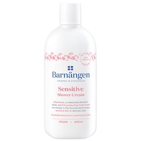 Barnangen Shower Cream Sensitive 400ml - Κρεμώδες Αφροντούς με Άνθη Κουφοξυλιάς & 5% Cold Cream για Ευαίσθητες Επιδερμίδες