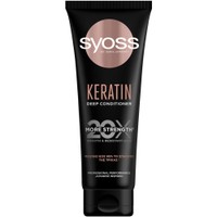 Syoss Keratin Deep Conditioner 250ml - Μαλακτική Κρέμα με Κερατίνη που Χαρίζει στα Μαλλιά Υγιή Όψη & Ανθεκτικότητα στη Φθορά