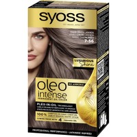 Syoss Oleo Intense Permanent Oil Hair Color Kit 1 Τεμάχιο - 7-56 Ξανθό Σαντρέ Μόκα - Επαγγελματική Μόνιμη Βαφή Μαλλιών για Εξαιρετική Κάλυψη & Έντονο Χρώμα που Διαρκεί, Χωρίς Αμμωνία