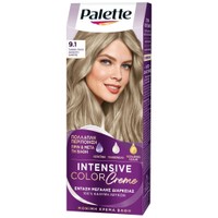 Schwarzkopf Palette Intensive Hair Color Creme Kit 1 Τεμάχιο - 9.1 Ξανθό Πολύ Ανοιχτό Σαντρέ - Μόνιμη Κρέμα Βαφή Μαλλιών για Έντονο Χρώμα Μεγάλης Διάρκειας & Περιποίηση