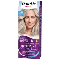 Schwarzkopf Palette Intensive Hair Color Creme Kit 1 Τεμάχιο - 12.21 Κατάξανθο Φυμέ Σαντρέ - Μόνιμη Κρέμα Βαφή Μαλλιών για Έντονο Χρώμα Μεγάλης Διάρκειας & Περιποίηση