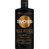 Syoss Oleo Intense Shampoo Blend of Japnese Oils for Dry & Dull Hair 440ml - Σαμπουάν για Επαναφορά της Λάμψης & της Απαλότητας, Κατάλληλο για Ξηρά & Θαμπά Μαλλιά