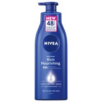 Nivea Body Nourishing Milk Pump 400ml - Θρεπτικό Γαλάκτωμα Σώματος 48ωρης Βαθιάς Ενυδάτωσης & Απαλότητας με Αντλία